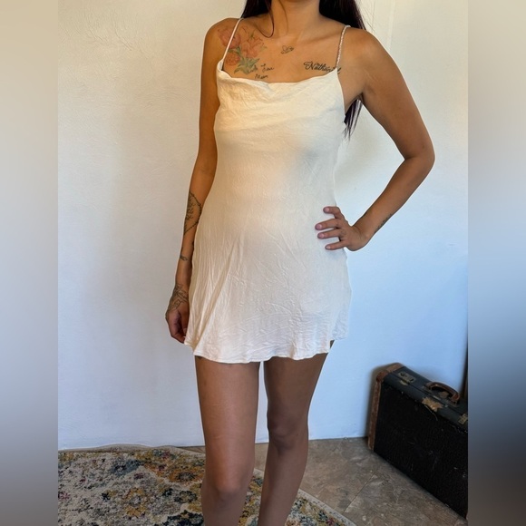 Zara slip dress with diamanté rhinestones strap - Picture 4 of 11